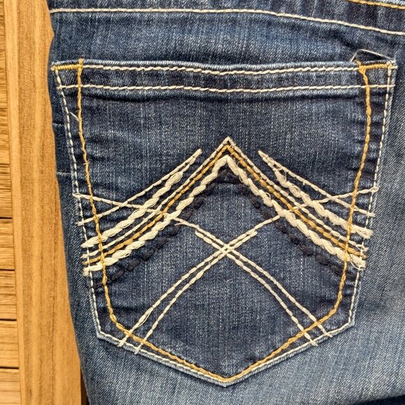 Ariat REAL Mid-Rise Boot Jeans Size 33R - Picture 11 of 15